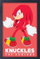 Sonic the Hedgehog Framed Print - Knuckles the Echidna (46x31cm) - thumbnail
