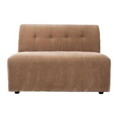 HKliving Vint bank middle 1,5-seat Corduroy Rib Brown HKliving Vint bank middle 1,5-seat Corduroy Rib Brown