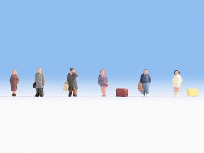 NOCH 44201 Z Reizigers figuren Geverfd, Staand
