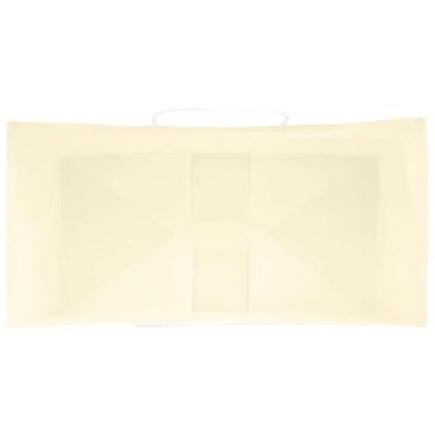 VidaXL Papieren zakken 50 st met hengsels 32x17x25 cm geel