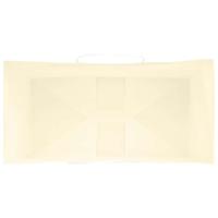 VidaXL Papieren zakken 50 st met hengsels 32x17x25 cm geel - thumbnail