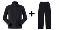 Berghaus Prism PT HZ sweatshirt maat L Zwart + Berghaus HILLWALKER OVRTRS AM BLK/BLK maat L - thumbnail