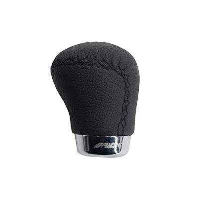 Simoni Racing Pookknop Insitor - Zwart Leder SRINSN