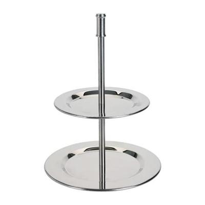 Etagere 2 laags rvs
