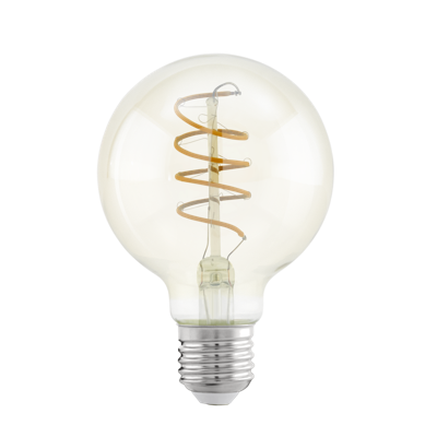 Lichtbron stepdim. Amber kooldraad E27 G80