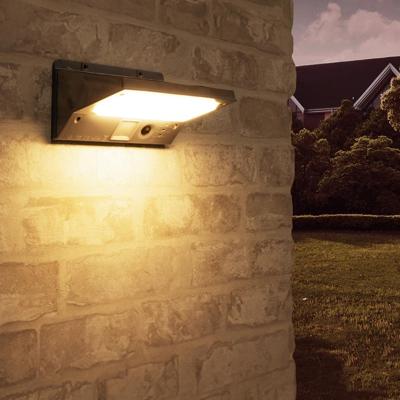 Solar wandlamp stuttgart met 21 leds en bewegingsmelder rvs op zonne-energie