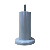 Stalen meubelpoot grijs rond ø 4,2 cm en hoogte 10 cm (M8) - thumbnail