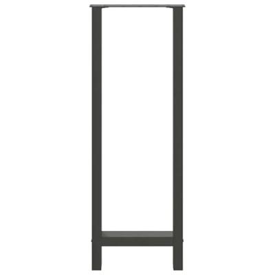 Bartafelpoten 2 st 50x(110-111) cm staal antraciet