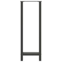 Bartafelpoten 2 st 50x(110-111) cm staal antraciet - thumbnail