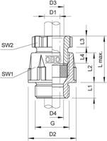 OBO Bettermann 2035332 Wartel Kunststof, Polystereen Lichtgrijs 1 stuk(s) - thumbnail