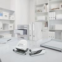 Leitz Plakbanddispenser WOW Duo Colour Wit, Grijs Rolbreedte (max.): 19 mm Rollengte (max.) 33 m - thumbnail