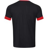 JAKO 4214 Shirt Celtic Melange Km - Zwart/Sportrood - XL - thumbnail