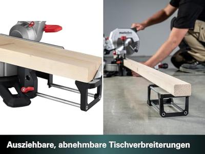 Metabo Afkortzaag KGS 216 M SET met trekfunctie | nieuwste model + extra zaagblad - 613216900 - thumbnail