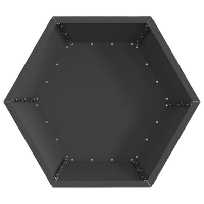 Vuurkorf Zwart 75 x 75 x 28 cm Koudgewalst staal