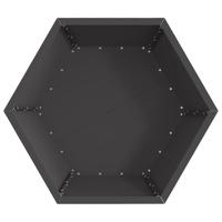 Vuurkorf Zwart 75 x 75 x 28 cm Koudgewalst staal - thumbnail