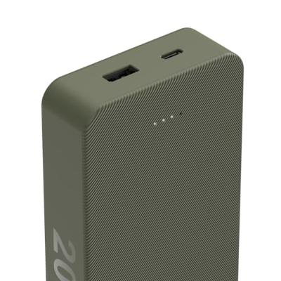 Hama Power Pack Colour 20 20000mAh 2 Uitgangen: USB-C USB-A Groen