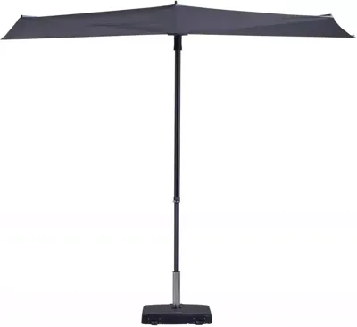 Parasol Sun Wave 270x150 cm - Grijs Parasol Sun Wave 270x150 cm - Grijs