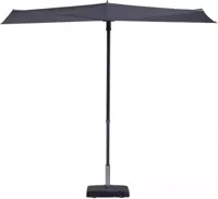 Parasol Sun Wave 270x150 cm - Grijs - thumbnail