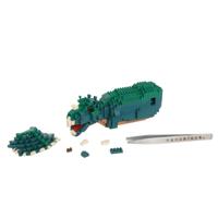 Bakstenen figuur - BANDAI - NANOBLOCK - Triceratops Deluxe - 930 stuks - thumbnail