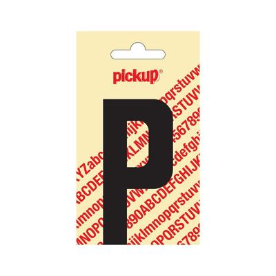 Deco letter p nobel zwart 90 mm Pickup - Pickup