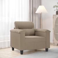 Fauteuil 60 cm microvezelstof taupe - thumbnail