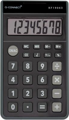 Q-CONNECT zakrekenmachine KF19063, 8 cijfers, zwart