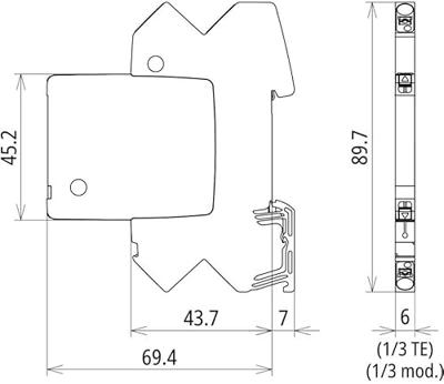 DEHN 927271 BCO ML2 BD HF 5 Combi-afleider 1 stuk(s)