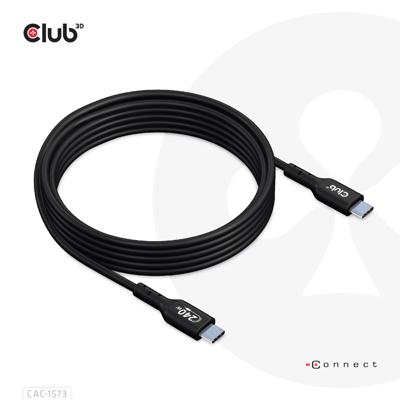 Club3D USB 2.0 0.48Gbps 240W USB Type-C 2m USB-IF gecertificeerd