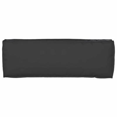 Pallet Kussen Set 2 pcs Zwart 120 x 40 x 8 cm Oxford stof