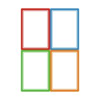 Avery Family weerbestendige etiketten, ft 4,5 x 6,5 cm, etui met 16 etiketten in geassorteerde kleuren - thumbnail