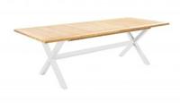 Wakai dining tafel 236x100cm aluminium white teak Yoi - Yoi - thumbnail