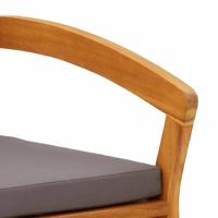 Tuinbank Bruin Massief acaciahout - thumbnail