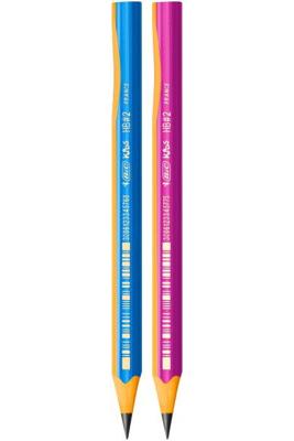 BIC kids beginners range hb potlood roze