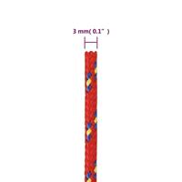 Boottouw 3 mm 25 m polypropyleen rood - thumbnail