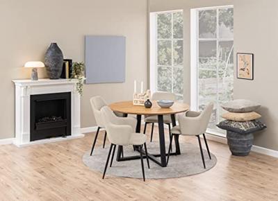 Bendt Eetkamerstoel 'Merete' Stof, kleur Beige