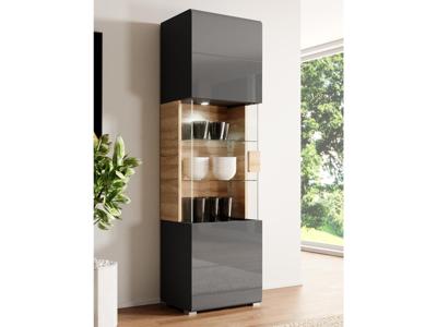 Kolomkast TORERO 1 deur grandson eik/antraciet