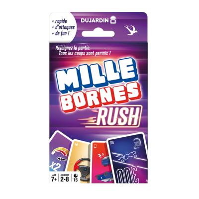 MILLE BORNES RUSH kaartspel - DUJARDIN - Voor 2 spelers of meer - Vanaf 7 jaar