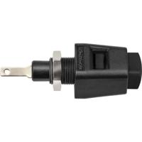Schützinger ESD 6554 / SW Sneldrukklem Zwart 5 A 1 stuk(s) - thumbnail