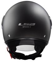 LS2 jethelm "of558 sphere ii solid" helmet of558 sph. ii solid l matt black - thumbnail