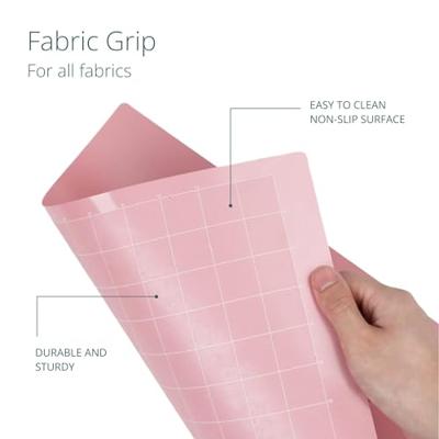 LOKLiK • snijmat fabric grip 30,5x30,5cm roze 3st.