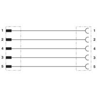 Phoenix Contact 1404481 Sensor/actuator aansluitkabel Aantal polen (sensoren): 5 1.50 m 1 stuk(s) - thumbnail