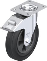 Blickle LE-VPP 200G-FI Zwenkwiel met rem Wieldiameter: 200 mm Draagvermogen (max.): 205 kg 1 stuk(s) - thumbnail