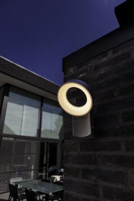 Wandlamp ring led &apos;Meridian&apos; 3000k led lamp rond tuin pad verlichting