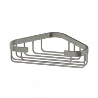 Hoekdraadkorf Hotbath Cobber Wandmodel Geborsteld Nikkel - thumbnail