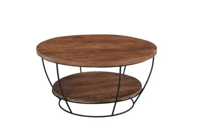 Brix Salontafel 'Evan' 85cm, kleur zwart