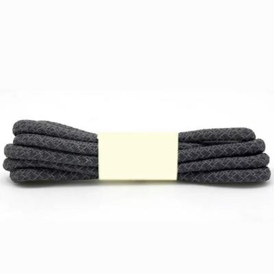 Reflecterende schoenveters ronde sneakers veters Kids volwassen outdoor Sportschoen veters lengte: 140cm (donkergrijs)