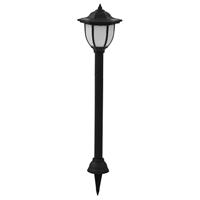 VidaXL Led-solarlampen zwart 3 st - thumbnail