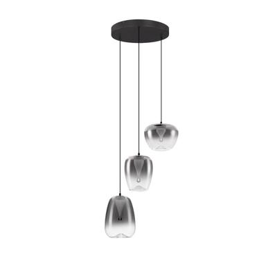 Lyora Design hanglampOblo 3-lichts smoke glas - 9009176