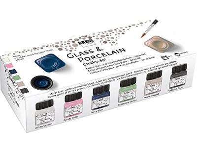 Creativ Company Glas- en porseleinverf, diverse kleuren, 6x20 ml/ 1 doos Creativ Company Glas- en porseleinverf, diverse kleuren, 6x20 ml/ 1 doos