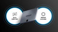 Samsung 870 QVO 1 TB SSD harde schijf (2.5 inch) SATA 6 Gb/s Retail MZ-77Q1T0BW - thumbnail